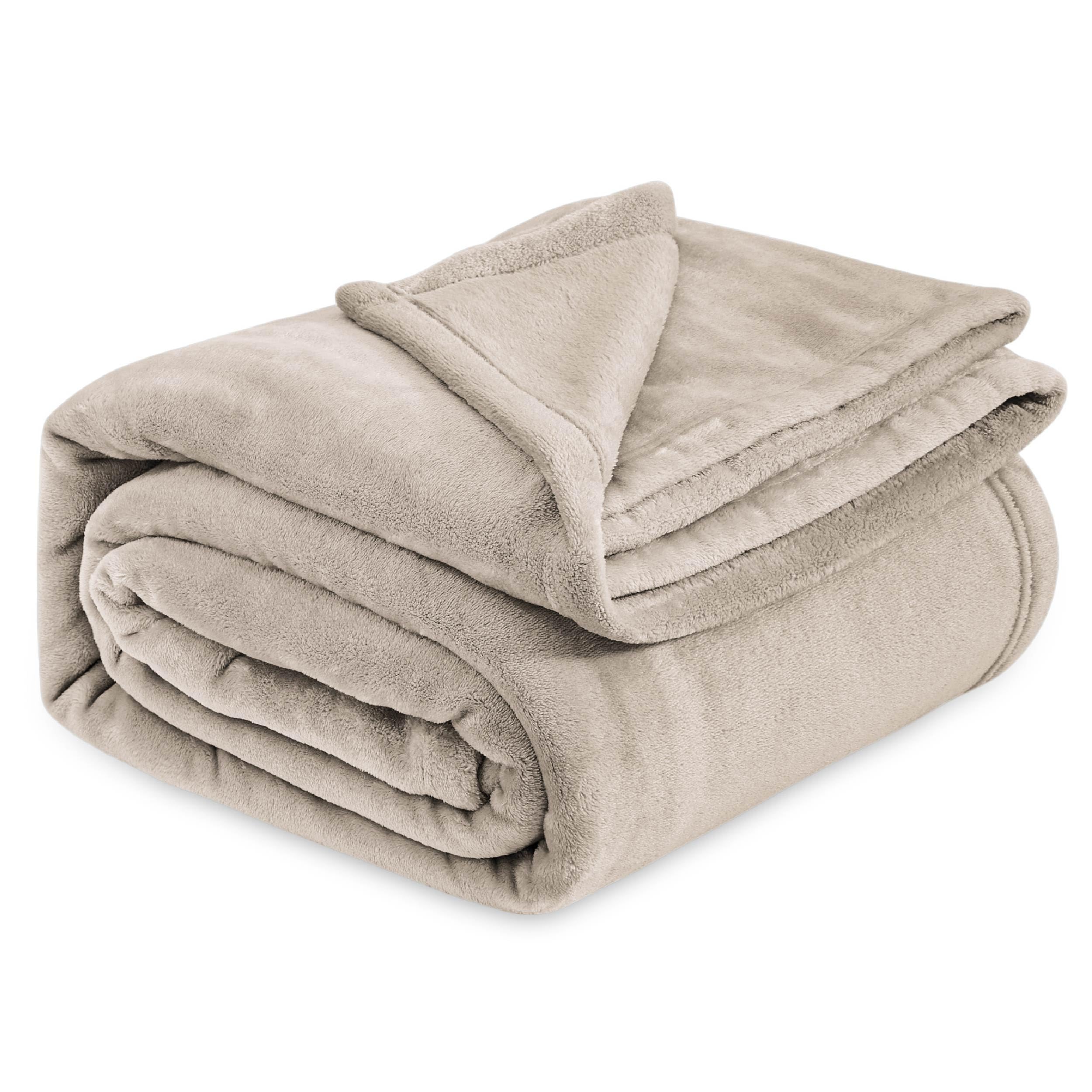 Photo 1 of Bedsure GentleSoft Fleece King Size Blankets for Bed Oxford Tan - Soft Lightweight Plush Cozy Fuzzy Luxury Microfiber, 108x90 inches