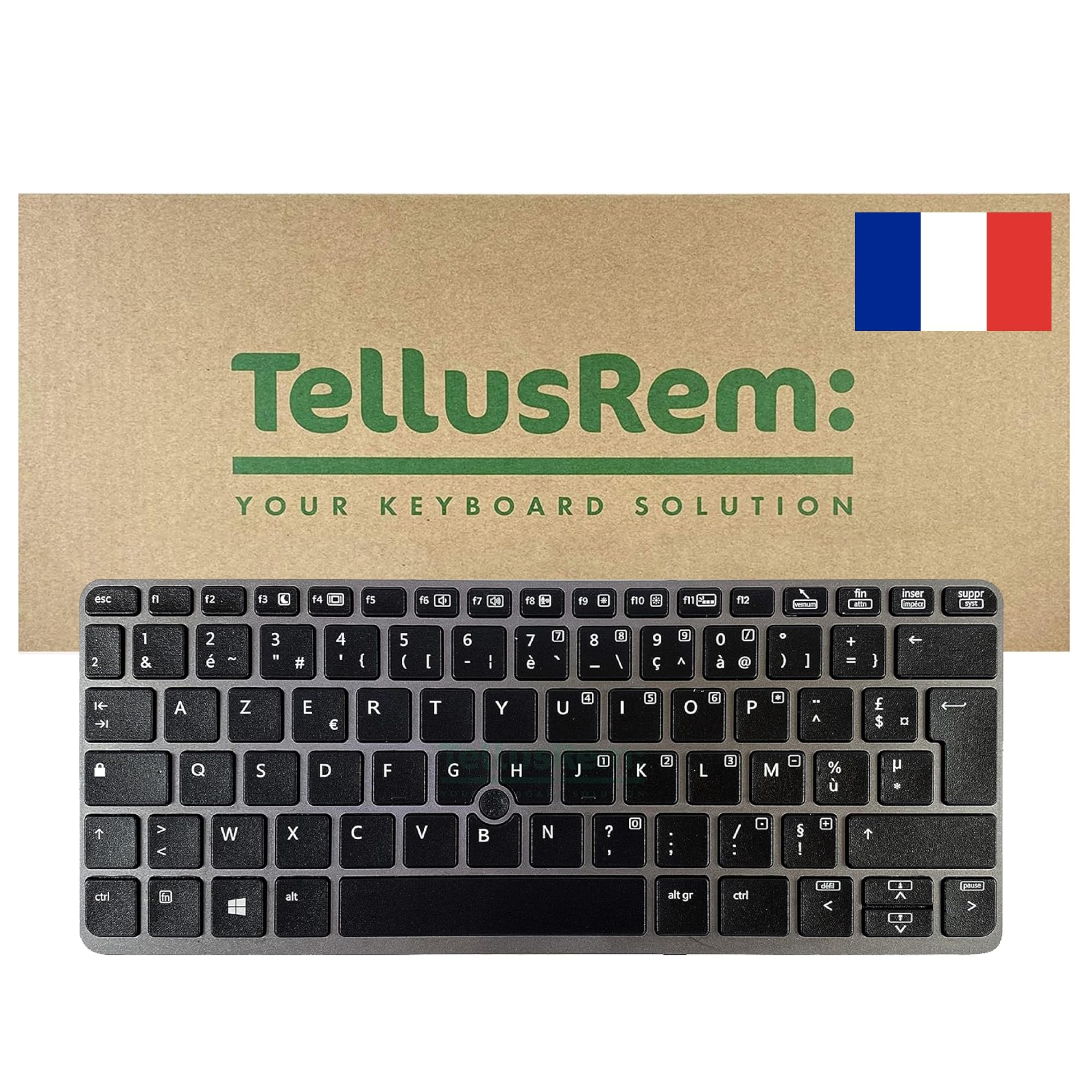 New replacement French backlit keyboard for HP 720 G1, 720 G2, 725 G1, 725 G2, 820 G1, 820 G2