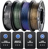 YOUSU Galaxy PLA Filament 1.75mm 4 Color Pack 250g Each 1kg Bundle view 2