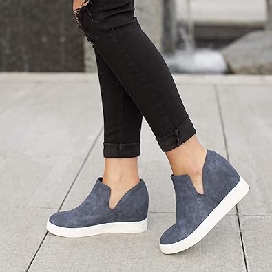 journee wedge sneakers