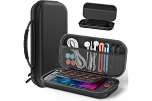 Carry Switch Case for Nintendo Switch 2 (2025) 7.9 Inch /Nintendo Switch/OLED, Hard Shell Portable Case with Soft Lining, 10 