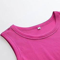 ANRABESS Womens Sleeveless High Neck Tank Tops