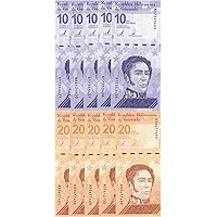 5 Million Venezuela 500000 (5,000,000) Bolivar X 10 Pcs Soberano UNC