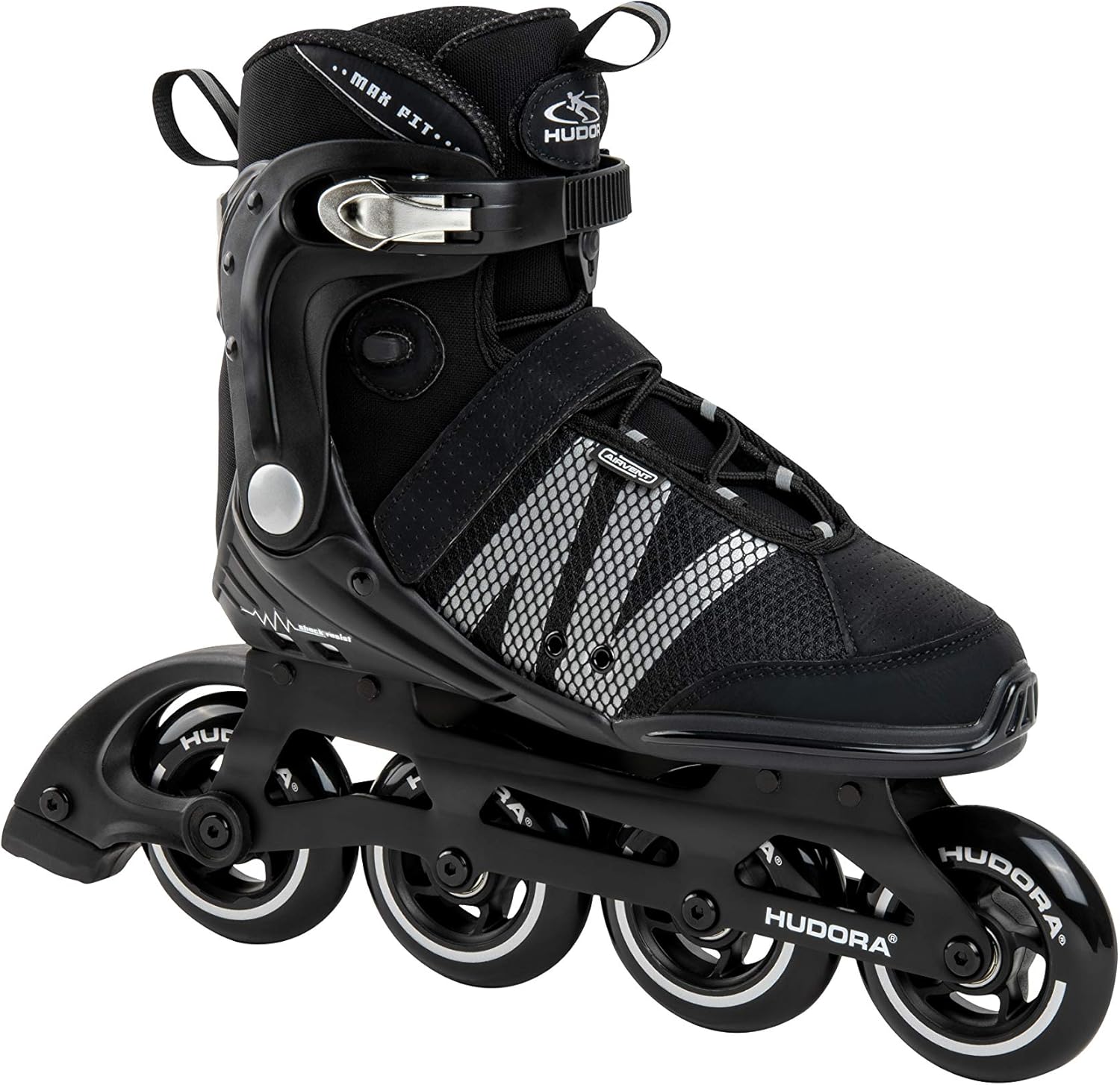 Hudora Unisex_Adult Inline Skates Pro, black, Gr. 44 Size (EU) Amazon