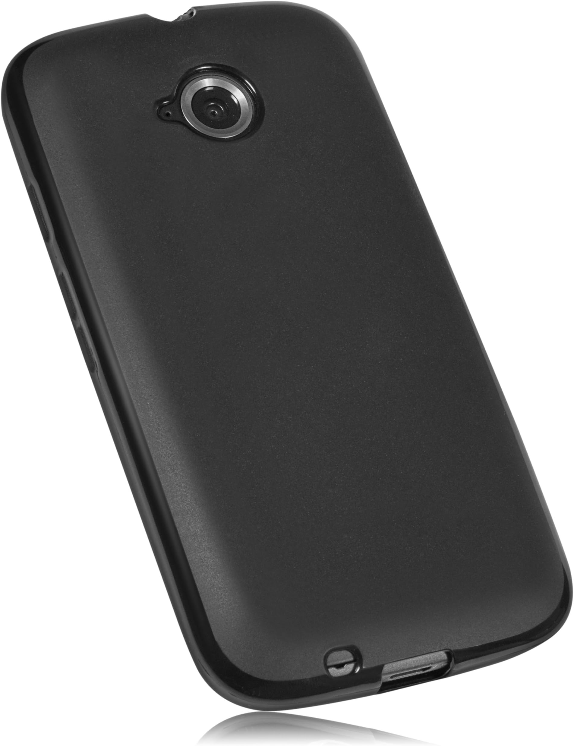 mumbi S-TPU Protective Cover for Motorola Moto Black Moto E (2. Generation)