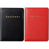 2 Pieces Bridal Passport Covers Holder Travel Wallet Passport Case