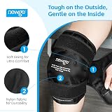 NEWGO Knee Ice Pack Wrap - Full Coverage, 3 Straps, Gel Cold/Hot Therapy view 6
