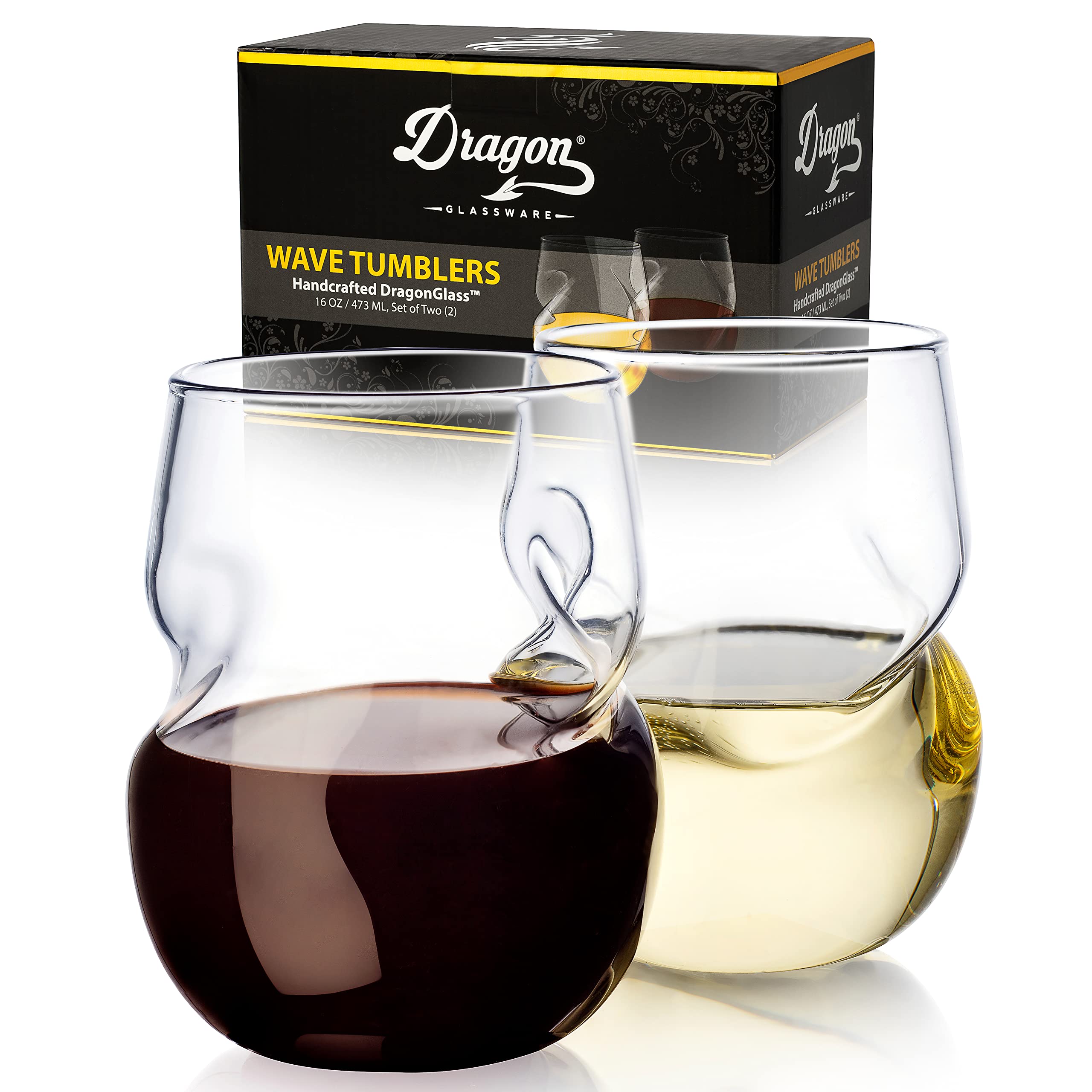 Dragon Glassware Stemless Wine Glasses | Shop Now