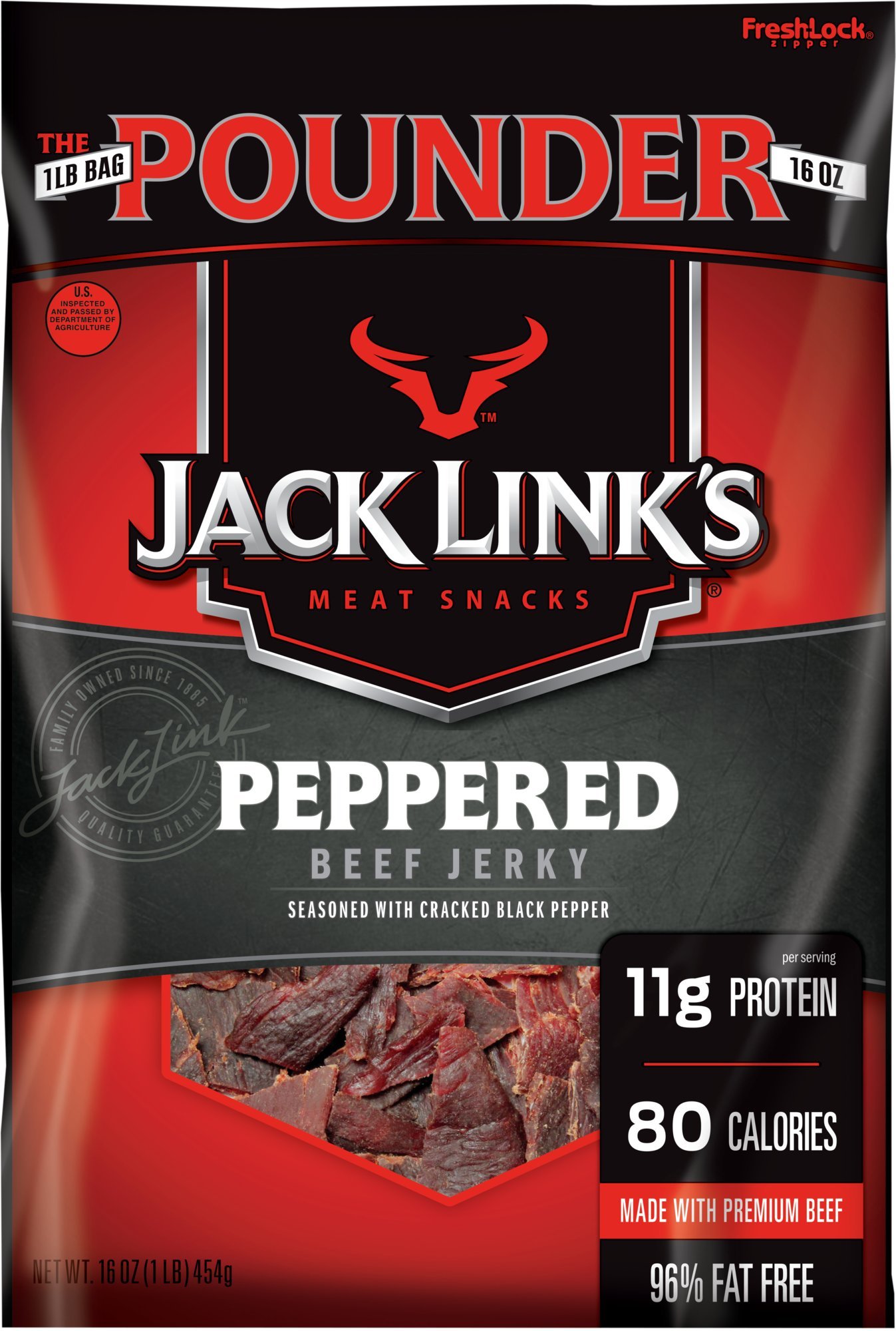 Jack Link's Beef Jerky, Original Flavor, 16 Ounce