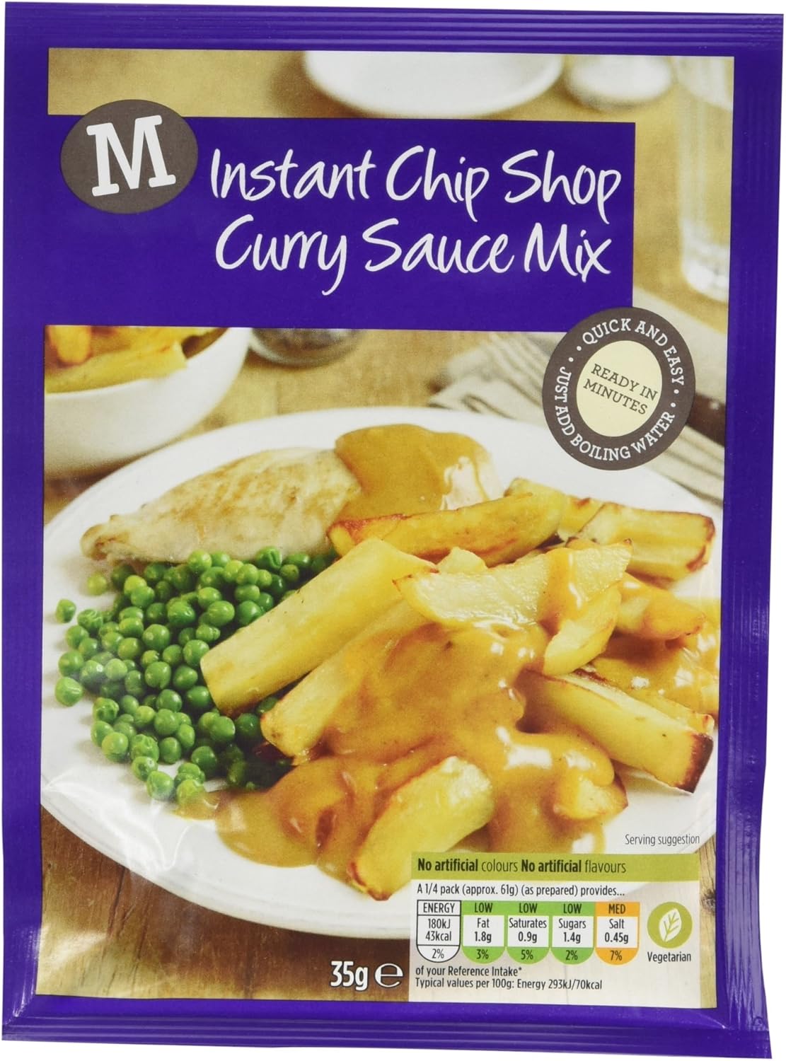 Morrisons Instant Chip Shop Curry Sauce Mix, 35g Amazon.co.uk Grocery
