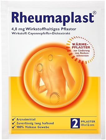 Rheumaplast Wärmepflaster, 2er Pack (2 x 2 Stück)