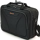 Alpine Swiss Cortland 15.6" Laptop Bag Organizer Briefcase Black