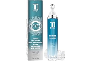 Dongyu Caffeine Eye Cream for Dark Circles: Under Eye Serum for Puffiness Bags Daily Care before Dates Parties Women Men