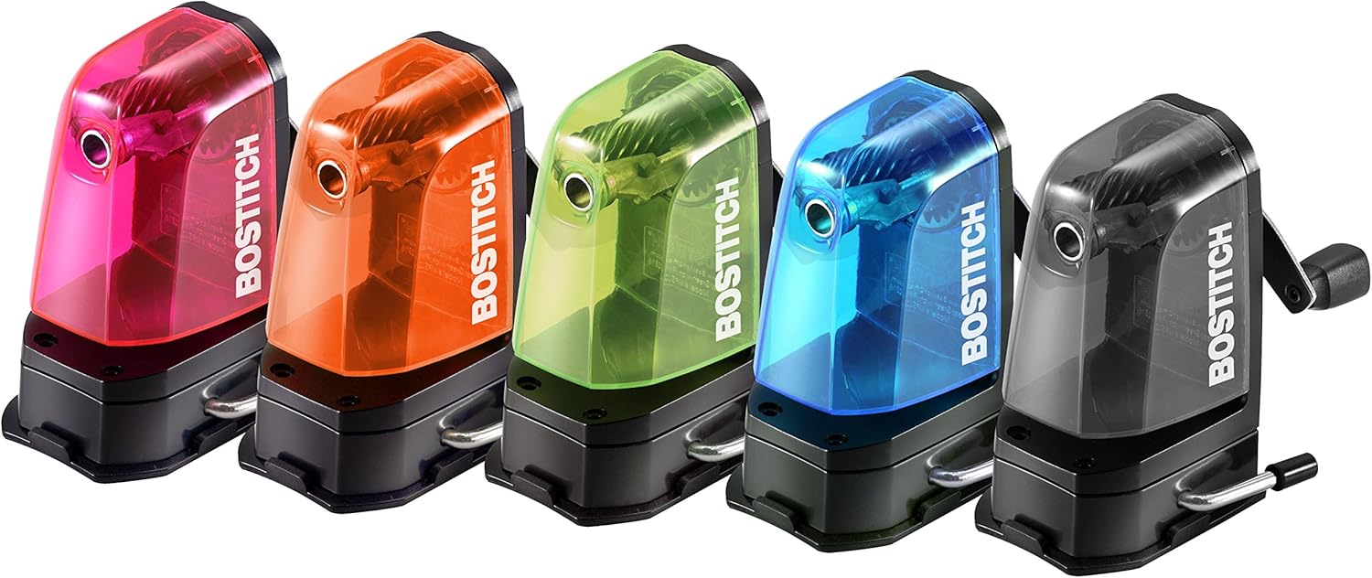 Bostitch Office Manual Pencil Sharpener, Vacuum or Screw Mount