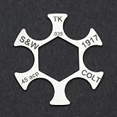 TK Custom 10 Moon Clips - Premium Moon Clip for S&amp;W 1917/Colt .45acp Revolver | Speedy Stainless Steel Moon Clips for Easy Loading and Unloading | Made in USA
