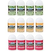 Lip Naturals® | Assorted Mini Lip Balm with Sunscreen (SPF-15) | Made in USA | 12-Count Pack with Bing Cherry, Tea Tree Mint, and Vanilla Bean Flavors (0.10oz/3g Each)