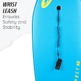 Osprey 40 Inch Bodyboard with Leash Dark Blue EPS Core XPE Deck view 6