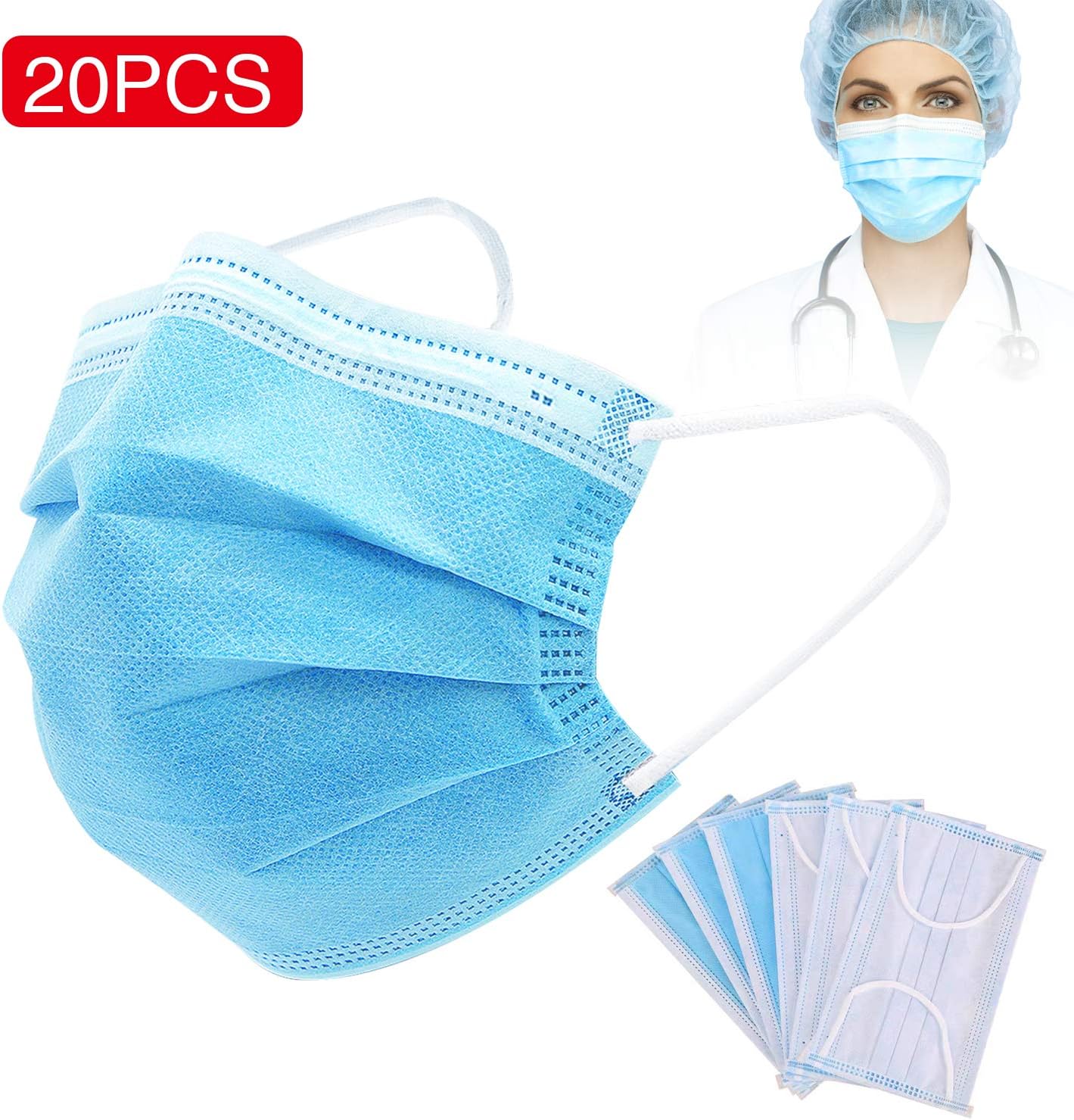 Face Cover Unisex Mouth Cover,20pcs