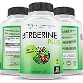 DOCTOR RECOMMENDED SUPPLEMENTS Berberine Plus 1200mg Per Serving - 120 Veggie Capsules with Royal Jelly