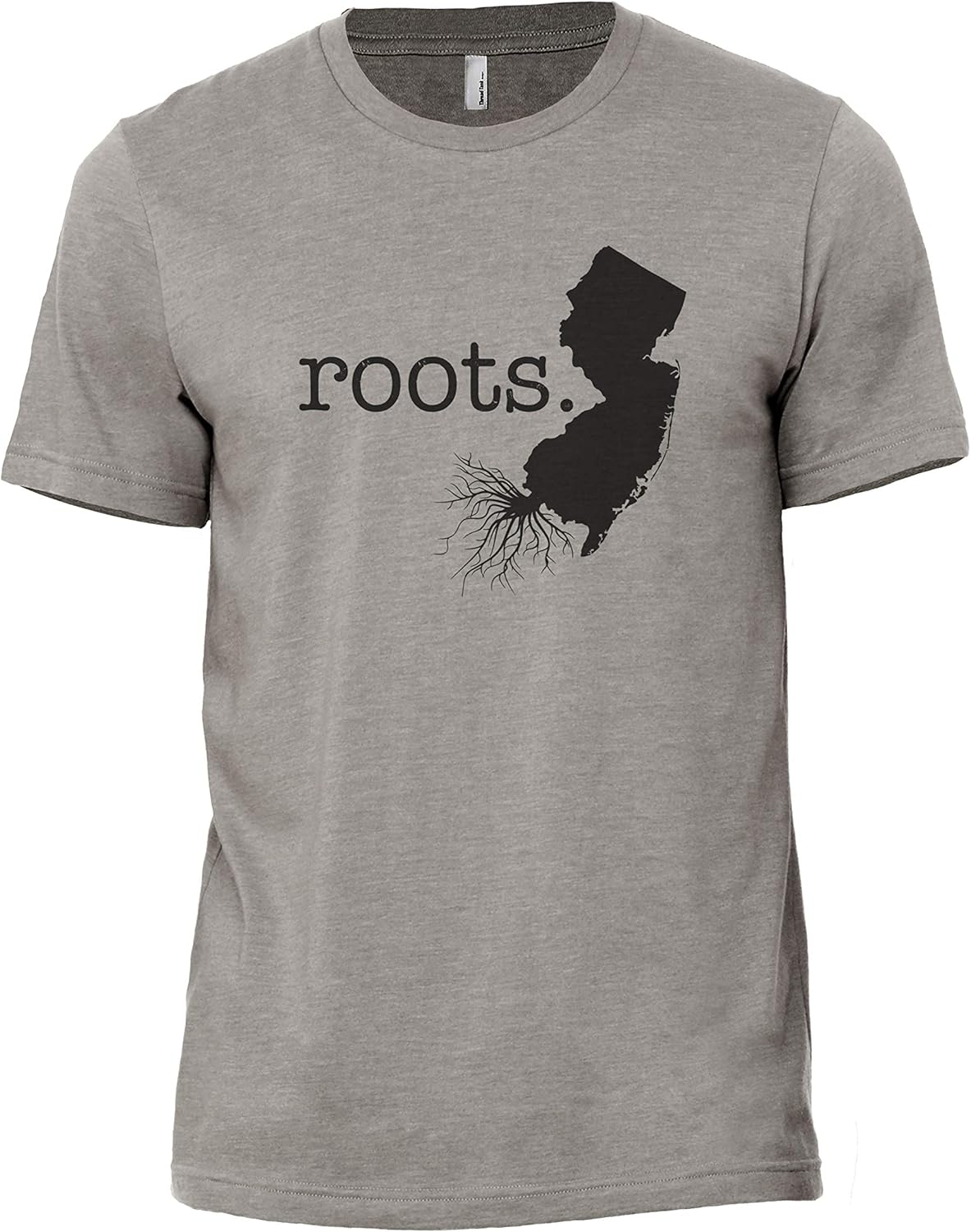 Thread Tank Home Roots State New Jersey NJ Men's Modern Fit Fun Humor T-Shirt Printed Graphic Tee