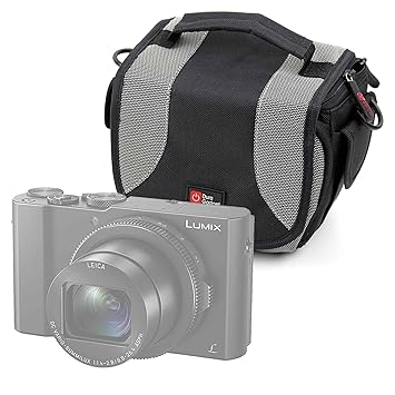 DURAGADGET Bolso Negro Y Gris para cámara Olympus OM-D E-M10 Mark ...