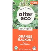 Alter Eco Organic Orange Blackout 85% Dark Chocolate Bar, 2.65 OZ