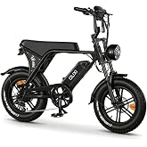 OUXI V8 Mini Ebike for Teen Youths, Street Legal Ebike Class 2, Max 20MPH | 36V 10.4Ah Removeable Battery E Dirt Bike, 16''Fat Tire Electric Bike with NFC Unlock, City/School Commuting UL Certified