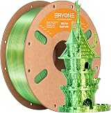 ERYONE Silk Dual-Color PLA Filament 1.75mm 1KG Yellow Green