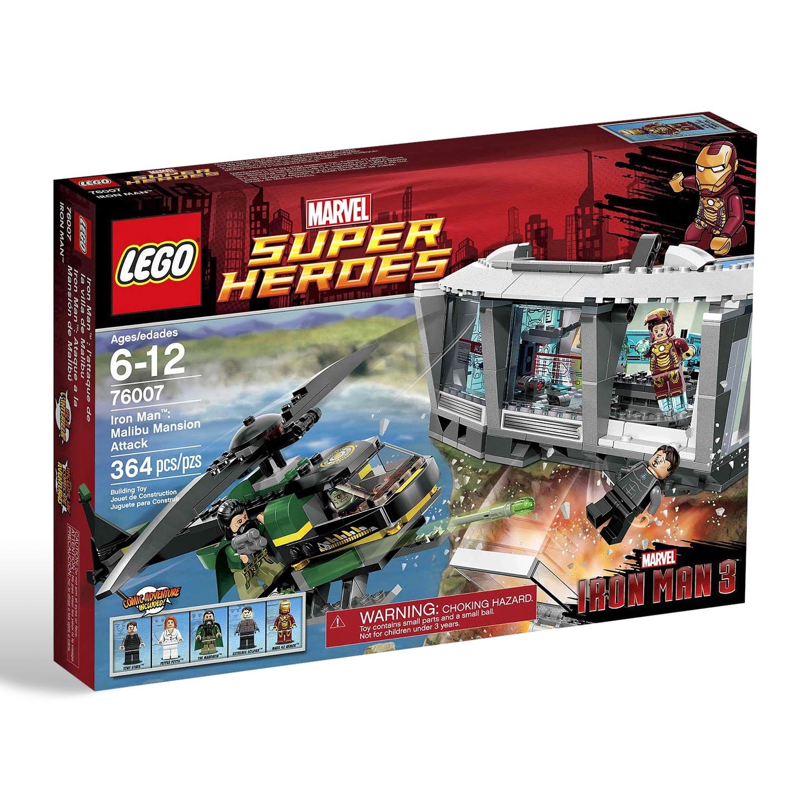 LEGO Iron Man Malibu Mansion Attack Super Heroes