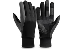 OZERO Winter Thermal Gloves Men Women Touchscreen Anti Slip Water Resistant Windproof in Cold Weather for Driving Cycling