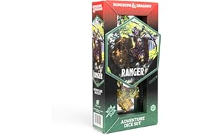 SIRIUS DICE D&D Adventure Dice (Ranger Class: Green)