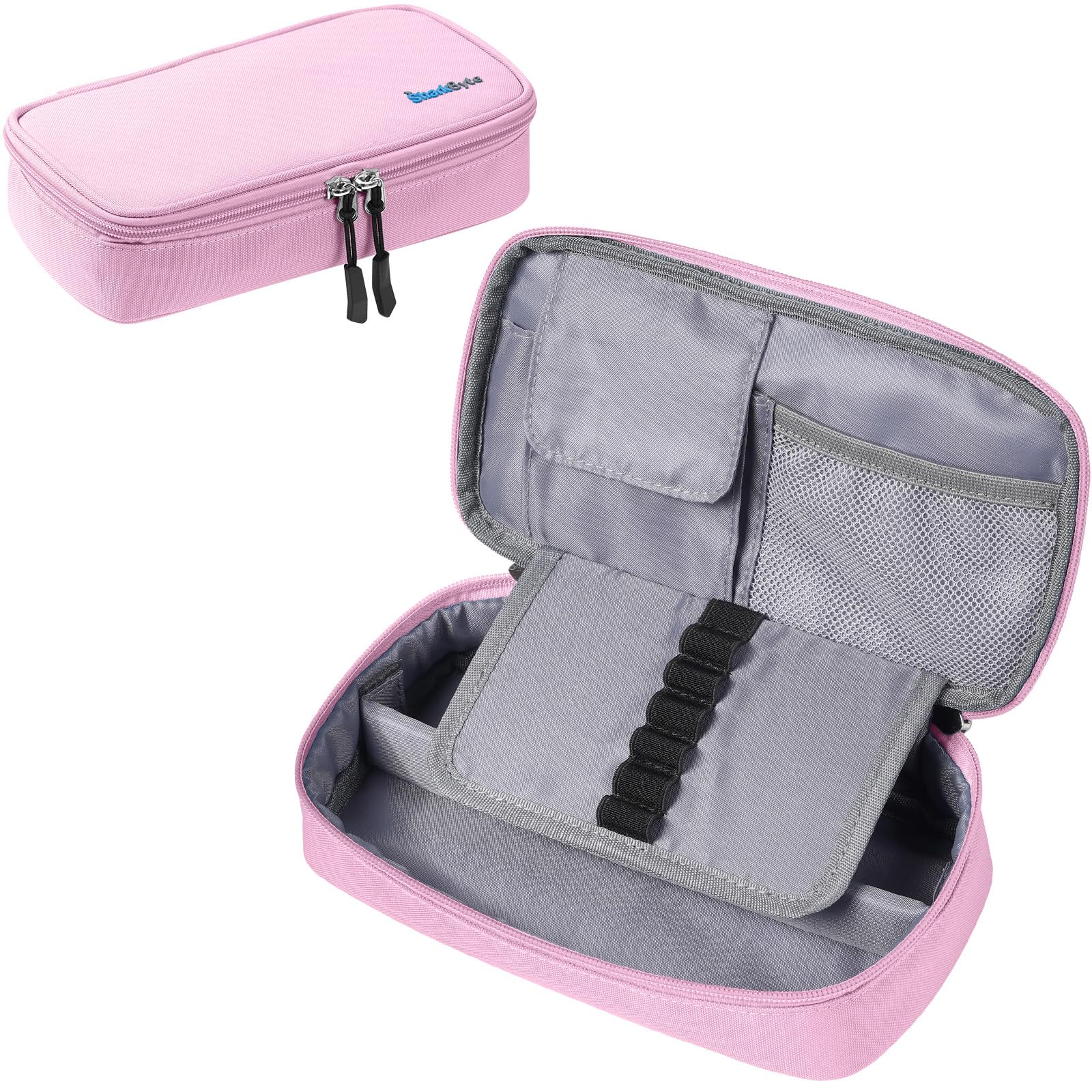 SharkByte Big Pencil Case for Students Girls Boys, Large Capacity Pencil Cases Bag, Recycled Fabric Pen Pouch Holder Stationery Organizer School College Office Organizer for Teens Girls Adults — image 1