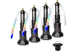 PATIOSIR 4pack Food Fan for Indoor Meals,Portable Fan for Restaurant,Party,Picnic,Outdoor Dinner(Black)