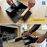 TDBS The Dustpan and Brush Store Traditional Large Metal Dustpan 12 Inch Wide view 7