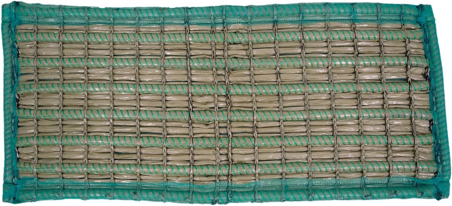 Pflanzinsel Teich rechteckig, schwimmend, 125cm x 55cm – schöne Gartenteich-Atmosphäre mit Teichinsel, Pflanzkorb, Pflanzschale – Reduzierung von Algen & Ruhezone für Koi durch Pflanzeninsel