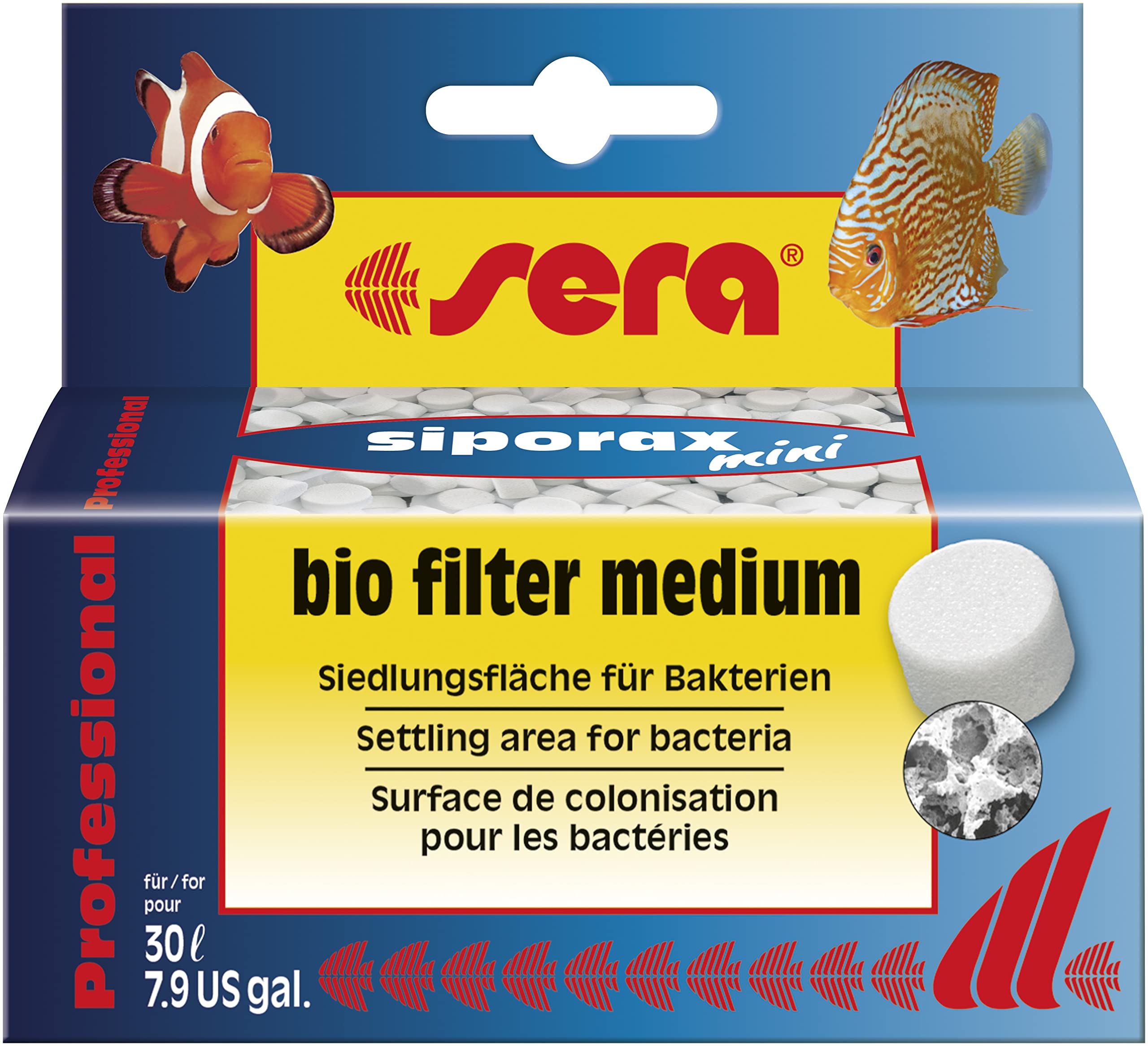 Sera 0685 siporax mini professional high-performance filter medium especially for smaller aquariums for use