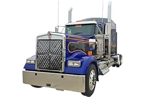 GrilleAdz Premium Quilted Winter Front for Kenworth W900L