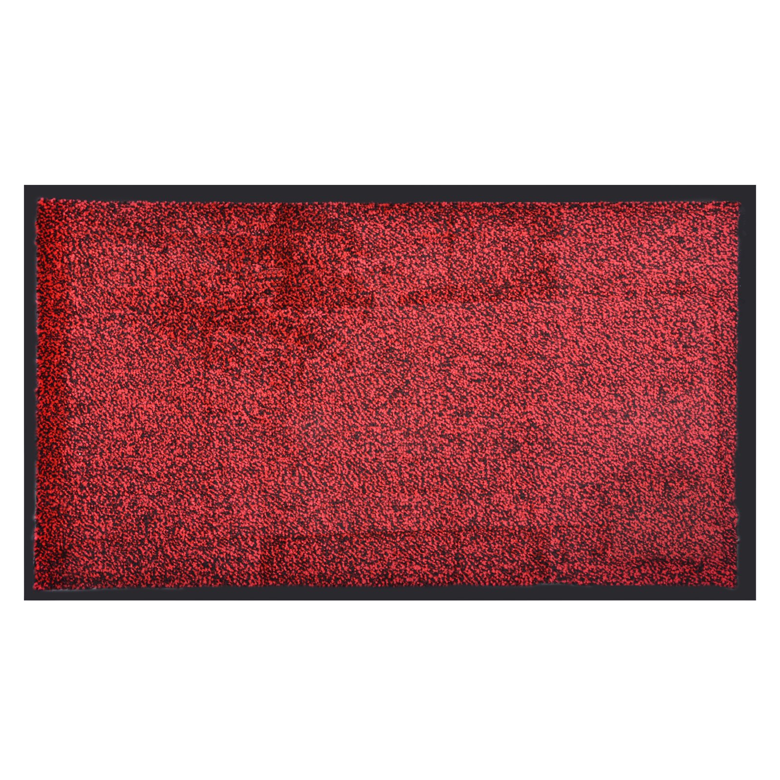 Micro-Pro Anti-Slip Barrier Floor Mat PVC Heavy Duty Black Red Flecked Indoor Outdoor 75cm