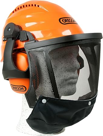 Casco Seguridad Integral Casco De Seguridad Integral Protos Con Protección Auditiva - Color Verde/Amarillo, Incluye Visera Casco Protección Auditiva