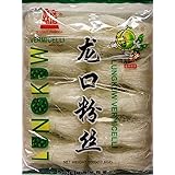 龍口粉絲Double Pagoda LungKuw Mung Been Threads Noodle -Vermicelli, Thin 17.6 oz