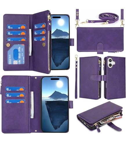 SailorTech voor iPhone 16 Pro Hoesje Ring Stand met Kaarthouder voor