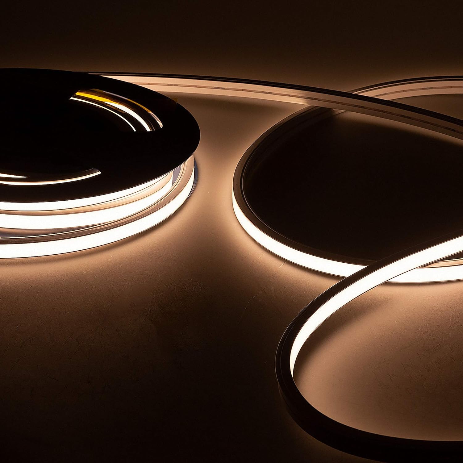 Mextronic led neon stripe LED Neon Strips T03 Topview 3000K Warmweiß 5 Meter 24V 45W IP67