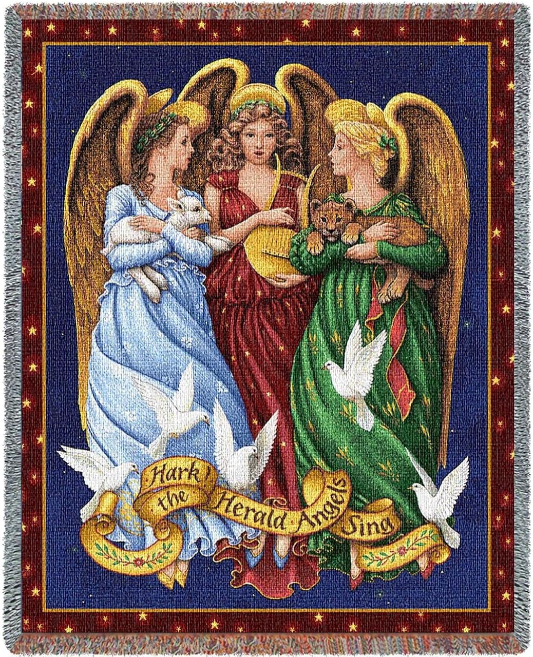 Angels Blanket. This Tapestry Throw Is 54 Inches Wide By 70
