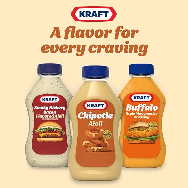 KRAFT CHIPOTLE AIOLI, 12 FL OZ BOTTLE