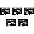 Patriot LX Series Micro SD Flash Memory Card 128GB - 5 Pack