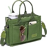 ZHMO Canvas Tote Bag for Women,Women's Bags Crossbody Bags Work Laptop Tote Bag Large Handbags Purse for Travel Nurse Teacher