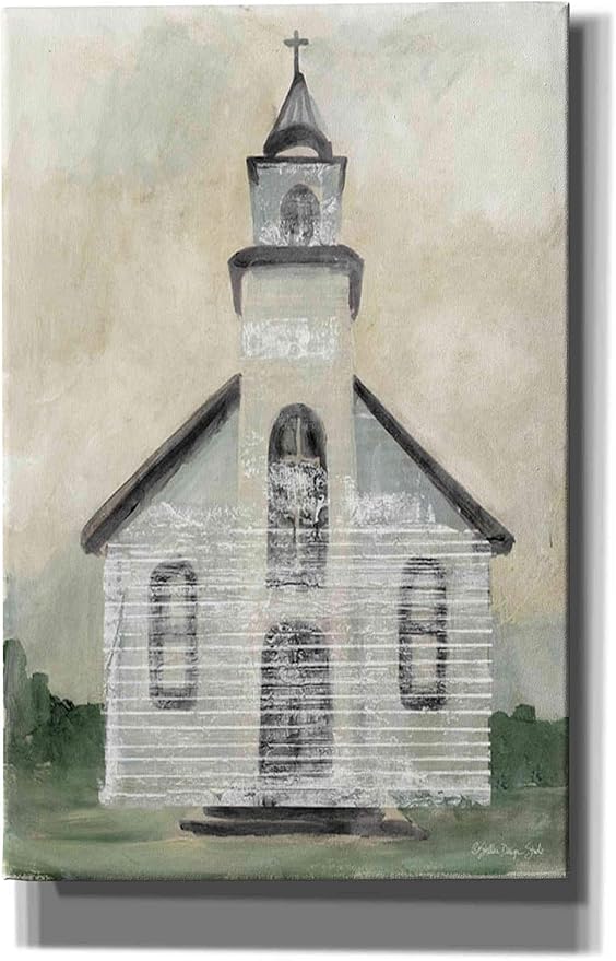 Amazon Com Epic Graffiti Church 4 By Stellar Design Studio Canvas Wall Art 26 X40 Posters Prints