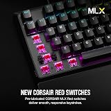 Corsair K70 Core RGB Keyboard with Palmrest UK QWERTY Red Linear MX Switches view 3