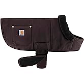 Carhartt Firm Duck Insulated Dog Chore Coat, Durable Weather Resistant Jacket for Cold and Windy Conditions, Deep Wine, Small