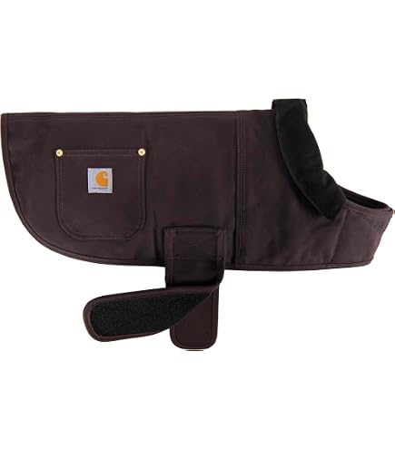Carhartt Firm Duck Insulated Dog Chore Coat Black : Amazon.ca: Pet